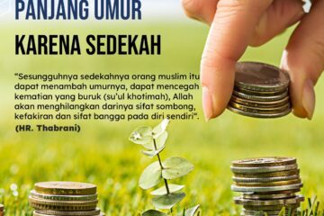 Panjang Umur Karena Sedekah