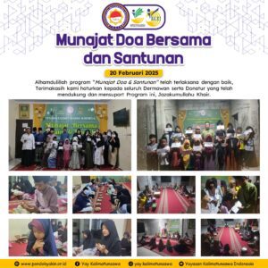 Munajat Doa Bersama dan Santunan