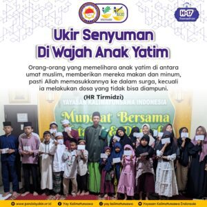 senyuman anak yatim