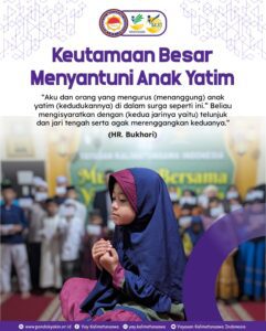 Keutamaan Besar Menyatuni Anak Yatim