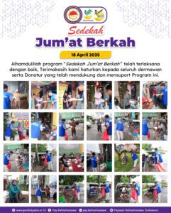 Sedekah Jumat Berkah Bersama Yayasan Kalimatunsawa Indonesia