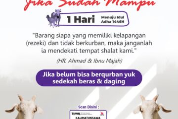 Berqurbanlah Jika Sudah Mampu