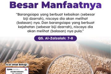 Kebiasaan Kecil, Besar Manfaatnya