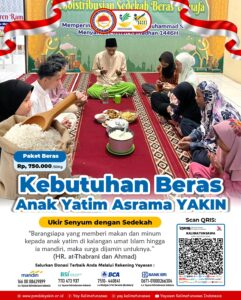 Kebutuhan Sedekah Beras